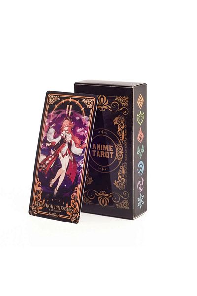 Choice مجموعة بطاقات لعبة التارو Genshin Impact Tarot Divination من Yae Miko Kamisato Ayaka Xiao Deck Board Game ...