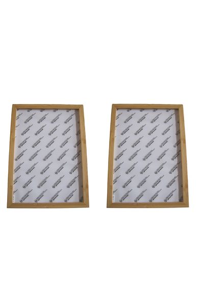 Bambua Set of 2 Bambua photo frames, bamboo, 21x29.7cm
