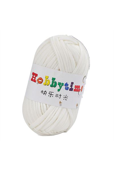 Choice 37 Crochet Knitting Tape Thick Cloth Fabric Strip Yarn 100%Polyester Craft for Hand Knitting Crochet
