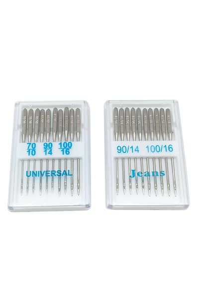 Choice 20 PCS 20 PCS/Set Jeans Universal Regular Point Sewing Needles Ball Point Head For Home Sewing Machi
