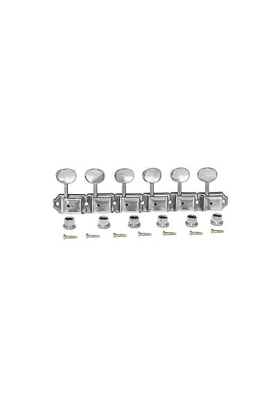 Choice 6 inline Vintage Guitar Tuners Tuning Pegs Keys Machine Heads Set for Electric Guitar Chrome