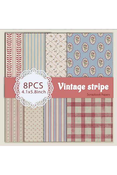 Choice Style2-8 Sheets 8 Sheets Flower Background Scrapbook Paper Pad, Art Craft Pattern Paper For Scrapboo