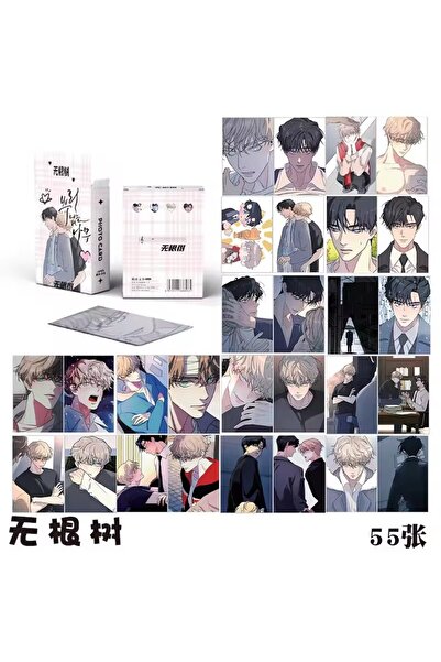 Choice مجموعة من 50 قطعة من بطاقات لومو ليزر المانجا الكورية، بطاقات بريدية ص...