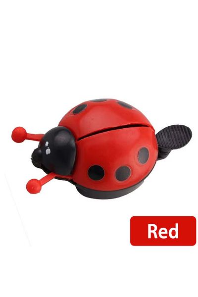 Choice Red(1PC) 1pc Bike Handlebar Alarm Ring Lovely Ladybug Plastic Bicycle Bell Beetle Safety Warning Hor