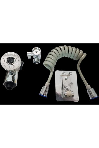 K KATHODE Complete Shower Set, K Kathode, Shower Head + Extendable Hose Up to 2 M, Mounting Accessories