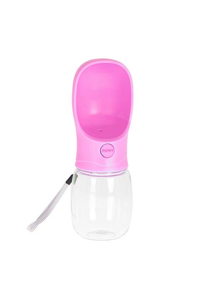 Ropet Sticla portabila cu recipient 2 in1, 350ml, Roz, Ropet