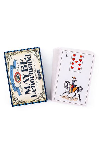 Choice مجموعة بطاقات TK62K Maybe Lenormand، 52 بطاقة، 9.7*6.3 سم، إصدار العرافة للمبتدئين، رؤى إنجليزية