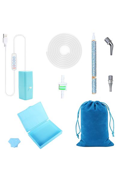 Choice Blue Vacuum Pen Electric Diamond Suction Tool USB Powered Diamond Painting Suction Device Portable V