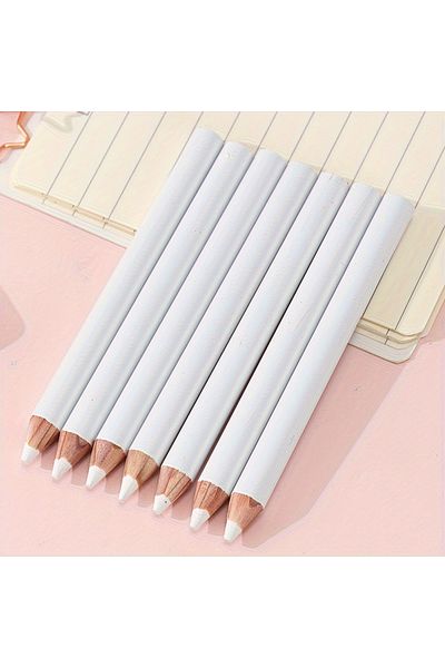 Choice White 7Support 7 Piece of White Tailor's Marking Pencil，For sewing、Non-Toxic Fabric Marker Tool for