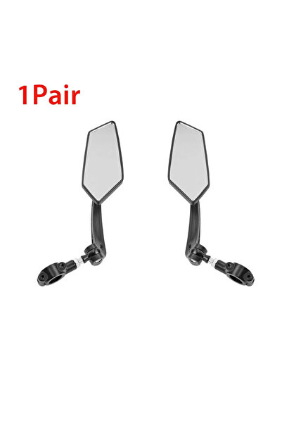 Choice C-2 قطعة 1/2 قطعة مرآة الرؤية الخلفية للدراجة الكهربائية مرآة الرؤية الخلفية المرايا الجانبية عالمية لـ M