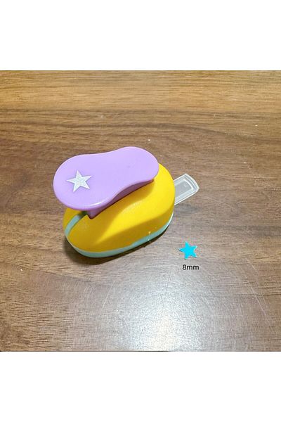 Choice 1 8mm 1PCS(0.8cm,1.5cm,2.5cm,3.8cm,5cm)star shape craft punch set children manual DIY hole punches p
