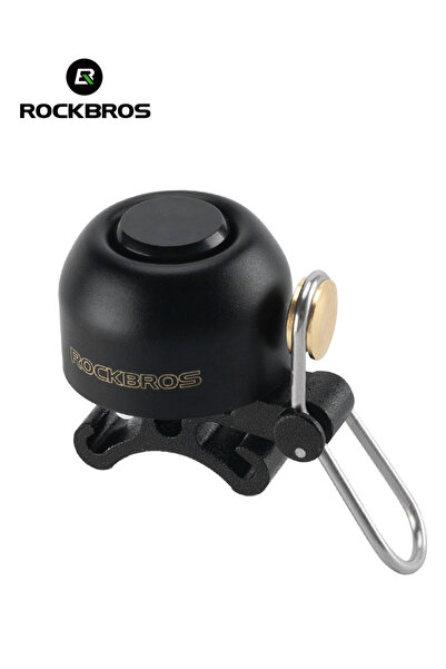 ROCKBROS جرس دراجة RKBROS 2024-1A-1، جرس تحذير أمان للدراجة، بوق، يُركب على م...