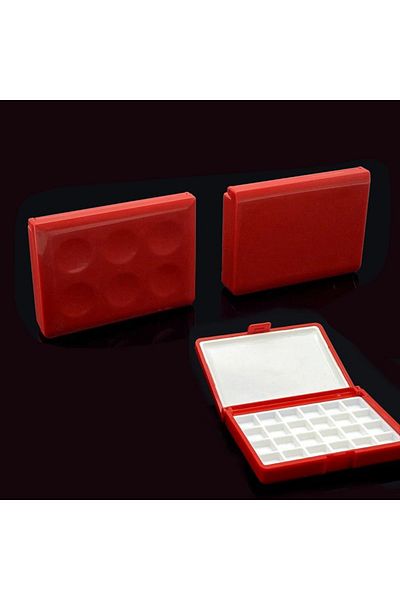 Choice 24 Grid Groove Style Portable Plastic Multi-function Painting Box Empty Watercolor Palette Watercolo