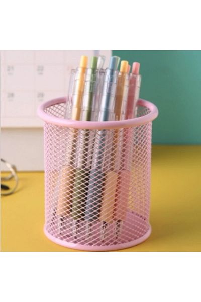 Choice Black 1pcs New Pencil Holder Office Desk Metal Mesh Square Pen Pot Cup Case Container Organiser Dura