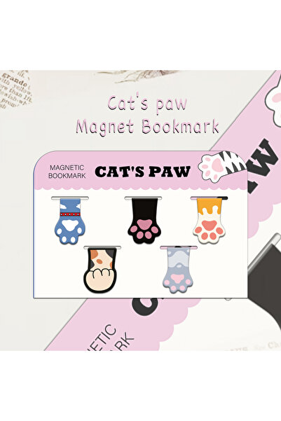 Choice 5 قطع من علامة مرجعية مغناطيسية على شكل مخلب قطة منتج جديد إبداعي لواز...