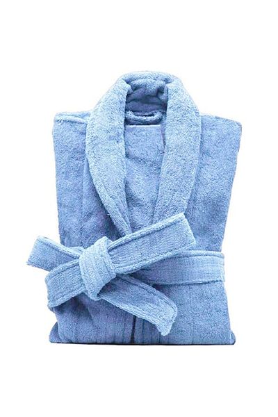 OEM Halat de baie, Unisex, Bumbac Premium, Albastru, 2XL