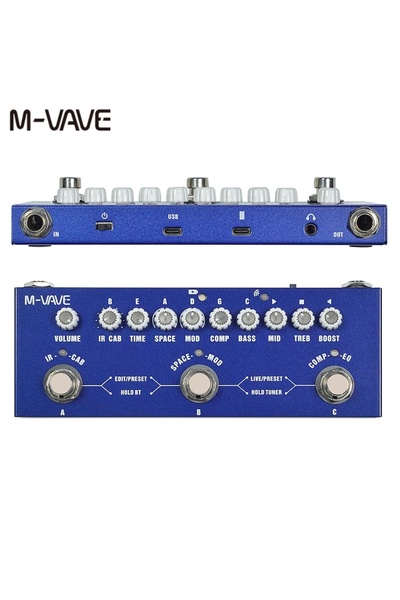 choice2 For Bass M-VAVE Cube Baby Multi-FX: 9 IR Cabinets, Tape Delay/Phaser/...