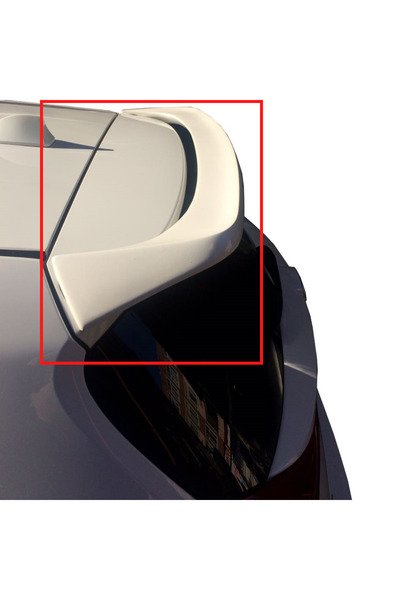 TÜRKSET Auris Yeni Kasa Fiber Spoiler Parlak Siyah Boyalı