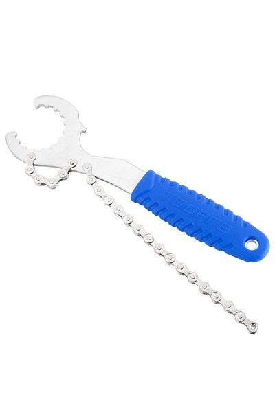 Choice 3He1 blue Bicycle Cassette Flywheel Removal Tool Mountain Bike Mid-air Shaft Lock Ring Installation
