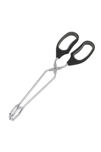 Chef Craft Serving Tong Black and Silver 3.25 x 12inch
