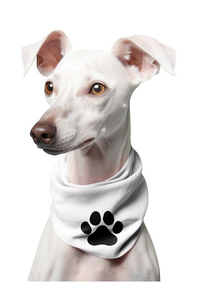 LIWOGY Paw Printed Dog Scarf Bandana