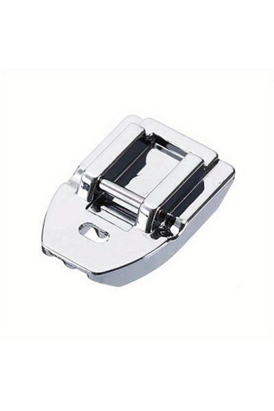 Choice Silvery Silver Grey Invisible Zipper Foot - Easy Attachment, High Precision, Compatible with Singer,