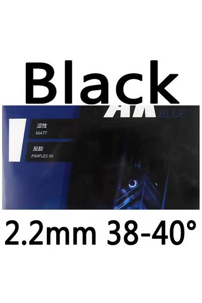 Choice Black 2.2mm H38-40 Palio AK 47 AK47 AK-47 BLUE Matt Pips in Rubber With Sponge PingPong Rubber for T