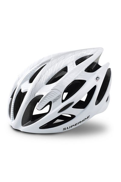 Choice M(54-58) White no glasses SUPERIDE Men Women MTB Bicycle Helmet Integrally-molded Riding Cycling Hel