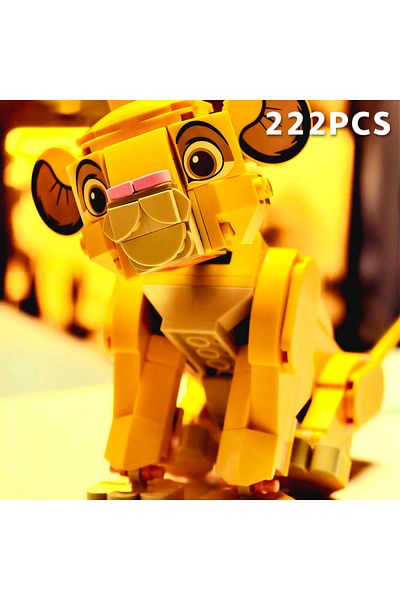 Choice Lion Simba 43243 puzzle decoration building blocks for boys and girls, children's toys, parties, ...