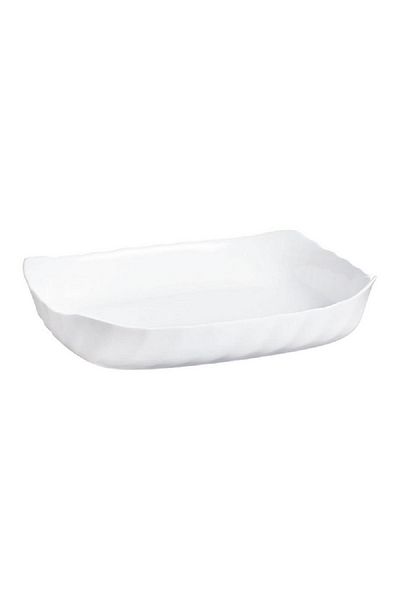 Luminarc Smart Cuisine Opal Rectangular Serving Dish White 32 x 26cm