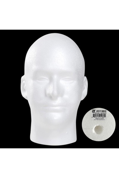 Choice1 قالب رأس مانيكان من الإسفنج العائلي رأس إسفنجي رأس إسفنجي دعامات ثابت...