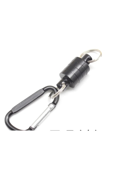 Choice مشبك مغناطيسي لمعدات الصيد الخارجية بالجملة بزر واحد أسود اللون مشبك م...