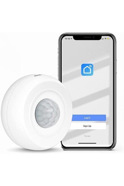 UanTii مستشعر حركة ذكي PIR Tuya WIFI لاسلكي كاشف الأشعة تحت الحمراء كاشف الحر...