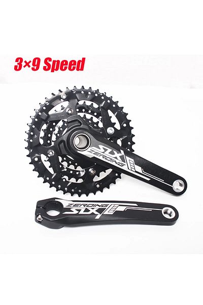 Choice 9S Crankset Black SLX XT Crank MTB Chainring 104BCD Triple Speed Mountain Bike Crankset For Shimano