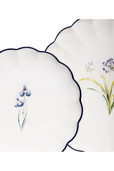 Maxx Doria Flower Blue 29 Piece Breakfast Set for 6 People Pa2084