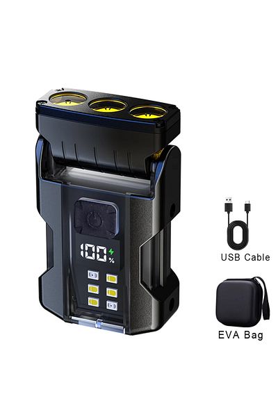 Choice Upgrade-Bag BALDR Portable Mini Keychain Flashlight Led Bright EDC Torch Magnetic Cap Clip Lamp Flas