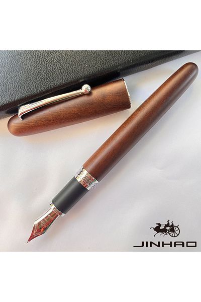 Choice F Walnut 1 PCS JINHAO 9035 Professional Handcrafted Wooden Writing Office School Teacher Classic Wri