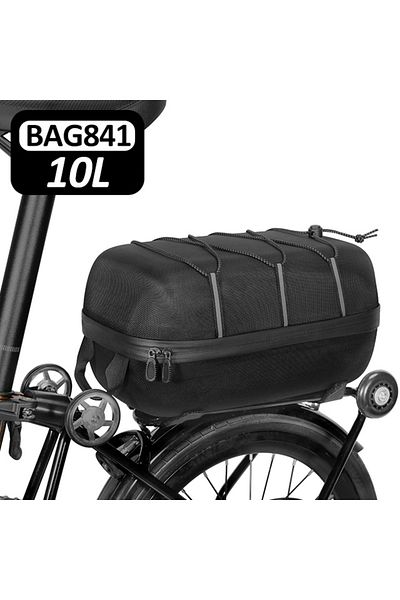 Choice BAG841 NEWBOLER Brompton Bicycle Rear Seat Bag MTB Bike Rack Bag Trunk Pannier Cycling Large Capacit