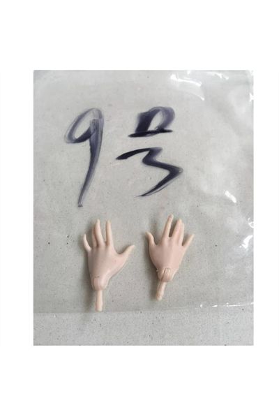 Choice One Size 9 1/6 Original Monster Doll Replacement Hands And Arms White Brown Beige Green Blue Skin To