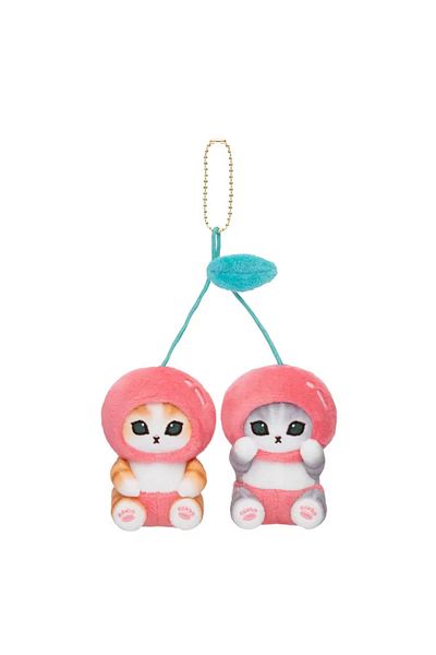 Choice Cherry Cat Yoyo Japanese Style Cute Mofusand Plushie Shark Cat Fruit Vegetable Series Soft Hanging K