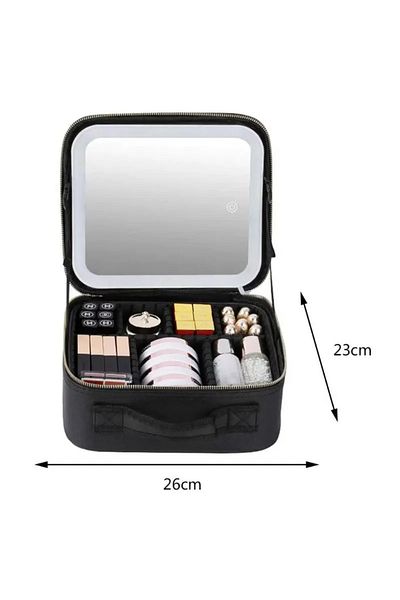 DAR Cosmetic organizer with mirror and LED 174-36