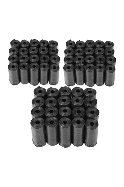 Ropet Dog Toilet Bags, 180 Pieces, 23 x 32 cm, Black