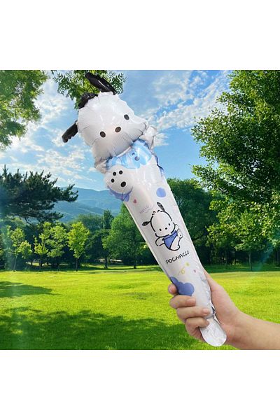 Miniso Other Style6-10pcs 10pcs/set Sanrio Hello Kitty Kuromi Melody Balloon Stick Foil Balloons Set Girl H