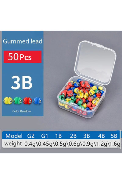 Choice مجموعة 50 قطعة من ثقل الرصاص سريع الفتح لصيد الأسماك، وأوزان دائرية لل...