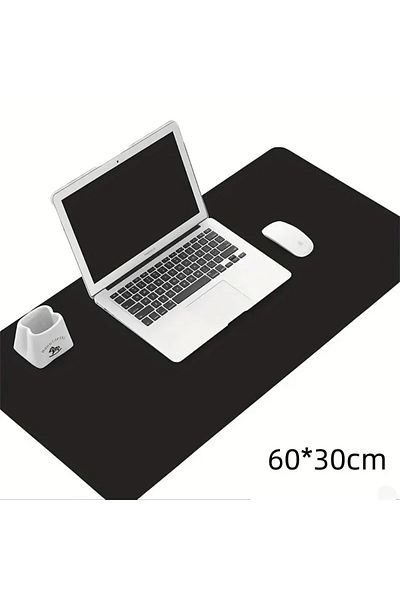 Choice black 1 Pcs Large Size 60*30mm Office Desk Protector Mat PU Leather Waterproof Mouse Pad Desktop Key