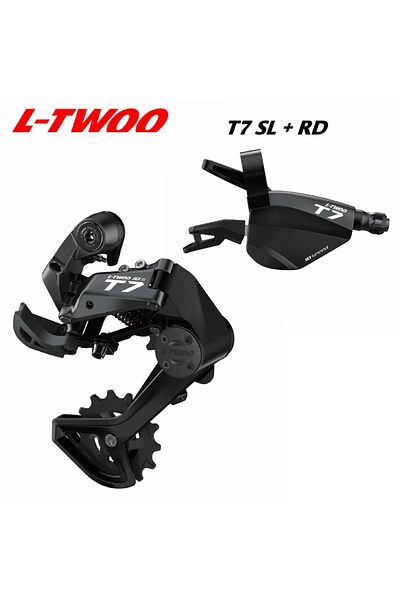 l-twoo SL and RD NEW! LTWOO T7 1x10 Speed Two Way Release Shifter + Stabilize Damping Rear Derailleur Cage
