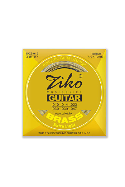 choice2 DCZ010 ZIKO DCZ 010 011 012 Acoustic Guitar Strings Brass Carbon Stee...
