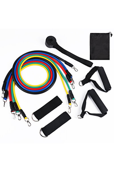 Choice حبل شد لياقة بدنية متعدد الوظائف بخطاف صغير مع حبل مقاومة مرن وخمسة أن...