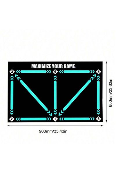 Choice 60x90cm thicken Mat Thick Soccer Training Mat 60x90cm Durable Non-Slip Foldable For Kids Adults Indo