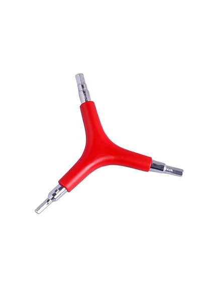 Choice RED Hex Wrench Y-Type 3 Way 4/5/6mm Spanner Bicycle Repair Tools Trigeminal Hexagon Spanner Cycling